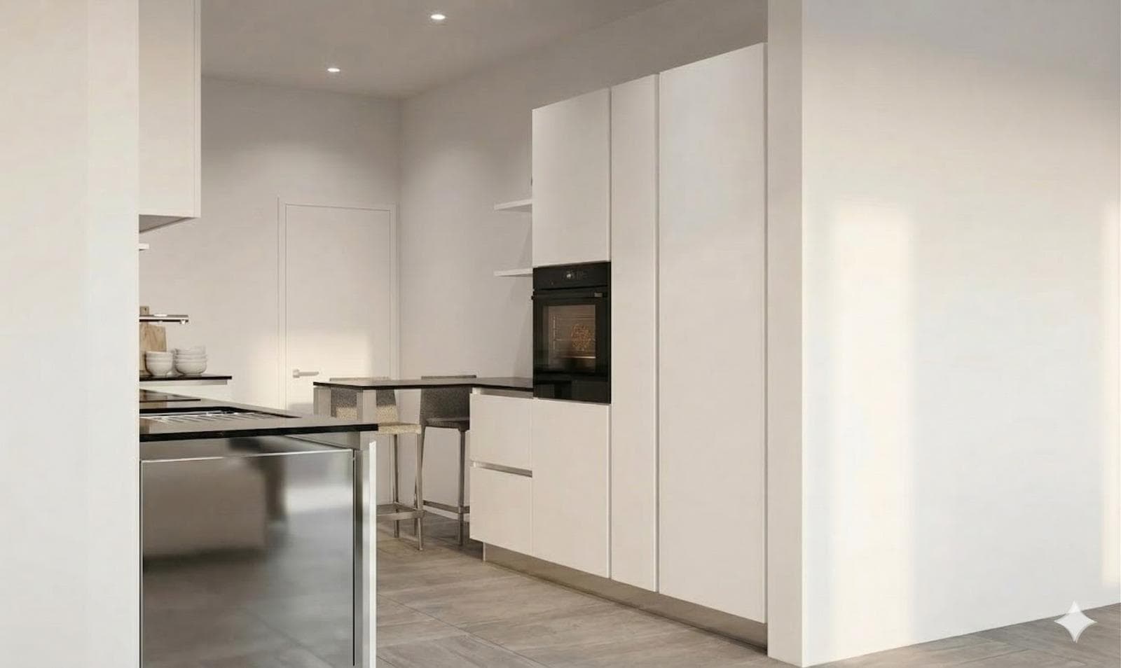 5.5-ROOM APARTMENT ON THE TOP FLOOR WITH LARGE TERRACE, UNDER RENOVATION