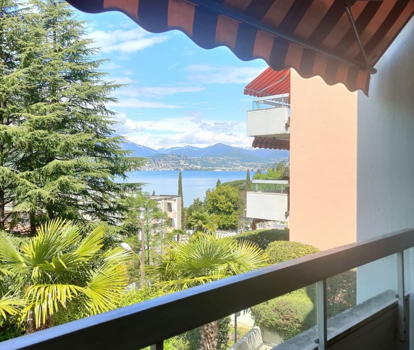 APPARTAMENTO 2.5 LOCALI CON VISTA PANORAMICA SUL LAGO