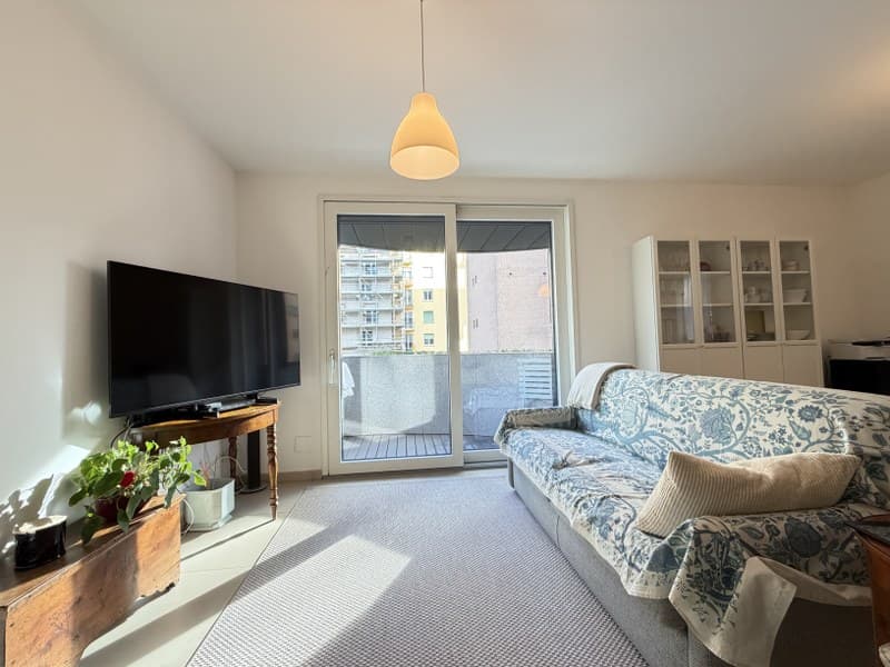 ELEGANTE APPARTAMENTO DI 2.5 LOCALI NEL CUORE DI LUGANO