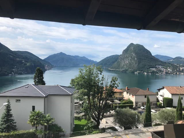 APPARTAMENTO 3.5 DUPLEX CON MERAVIGLIOSA VISTA LAGO