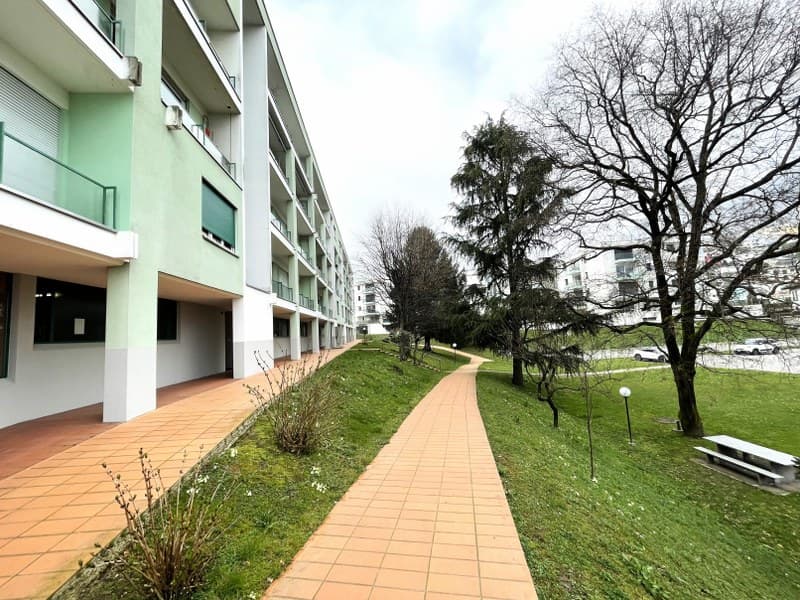 LUMINOSO DUPLEX DI 4.5 LOCALI CON BALCONI E VISTA APERTA SULLE COLLINE CIRCOSTANTI.