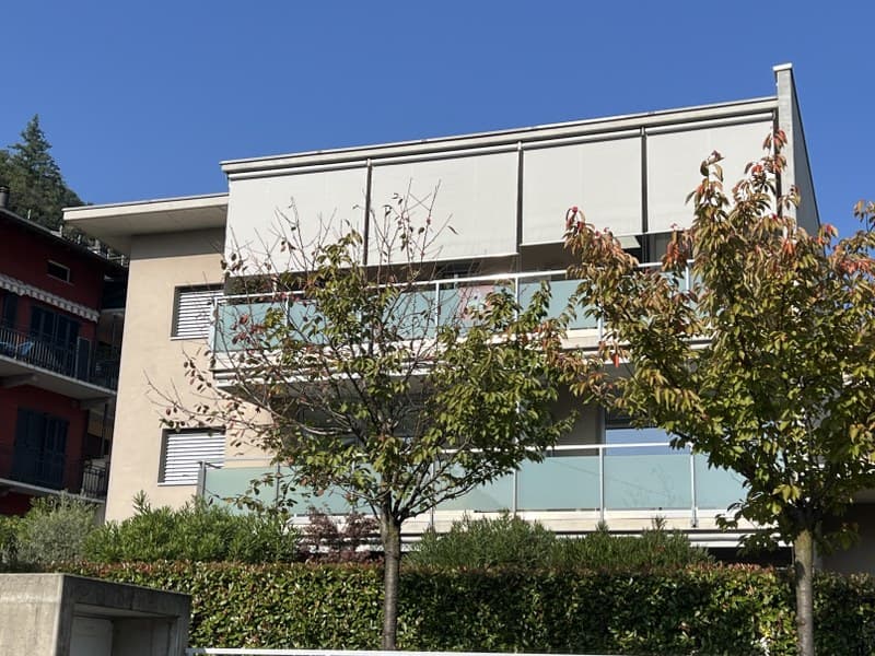 ELEGANTE ATTICO, GRANDE TERRAZZA BEN SOLEGGIATA CON VISTA LAGO